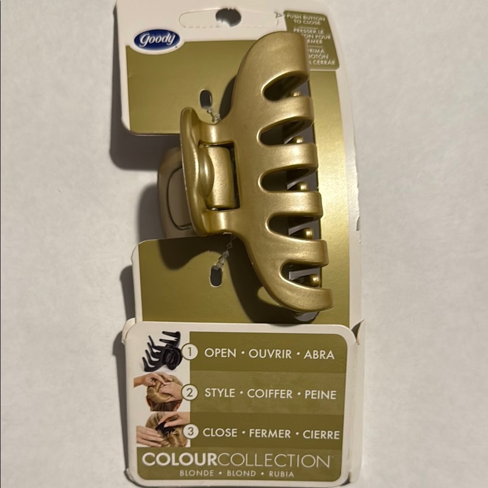 Gold Hair Claw Clip